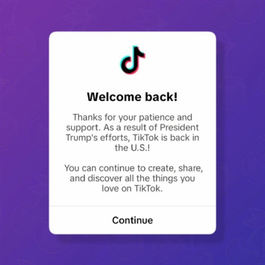 恢复服务！特朗普发帖呼吁挽救TikTok：想继续运营 卖50%股份给美国