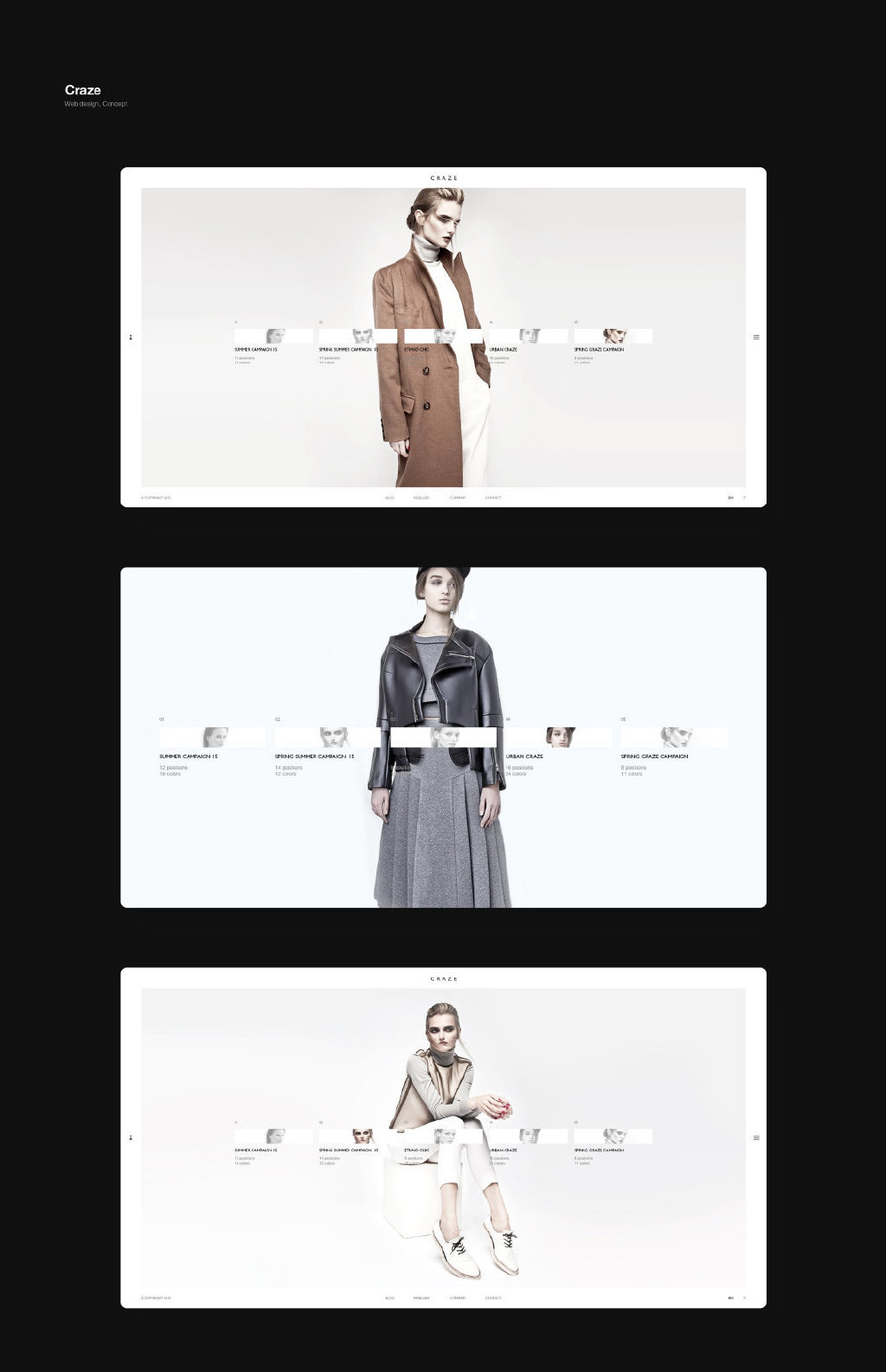 一组优秀网页版式设计参考