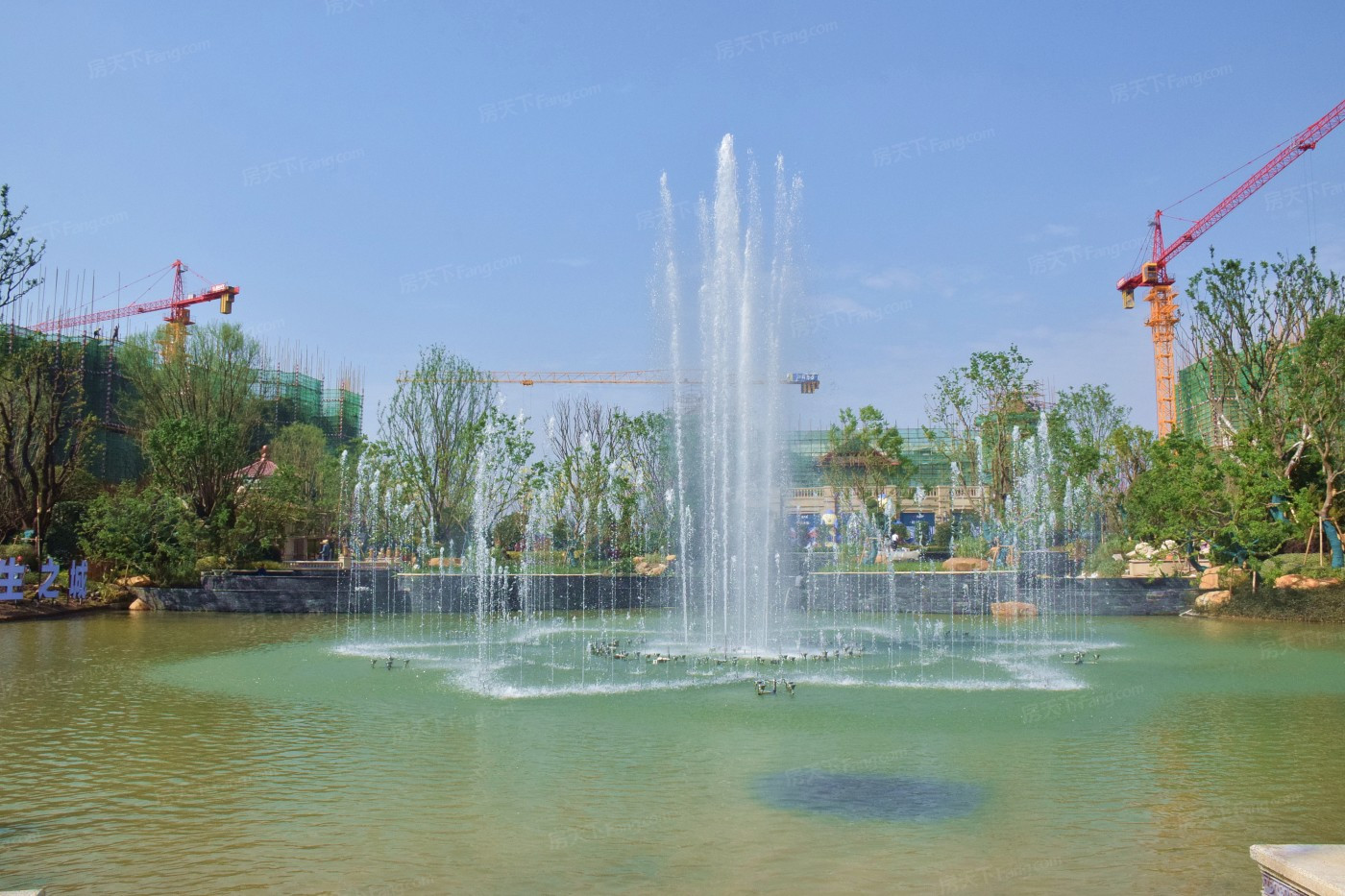 孝感恒大城九月工程进度播报:1/2/3 楼已建至13层