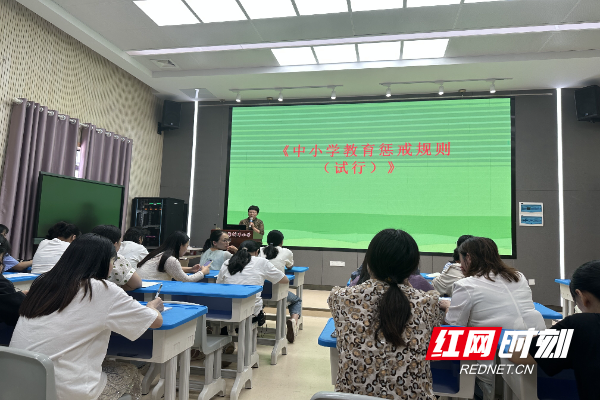 樟树坪小学开展师德师风专题培训