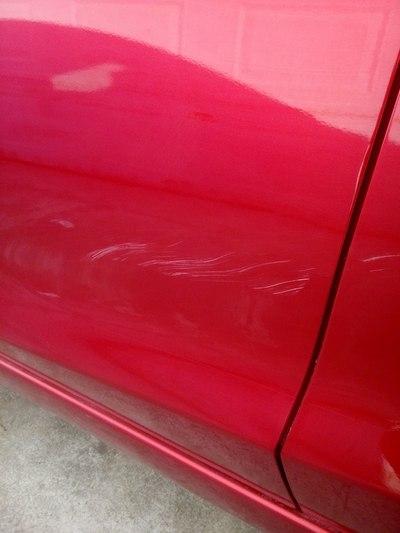 红色汽车划痕处理妙招视频