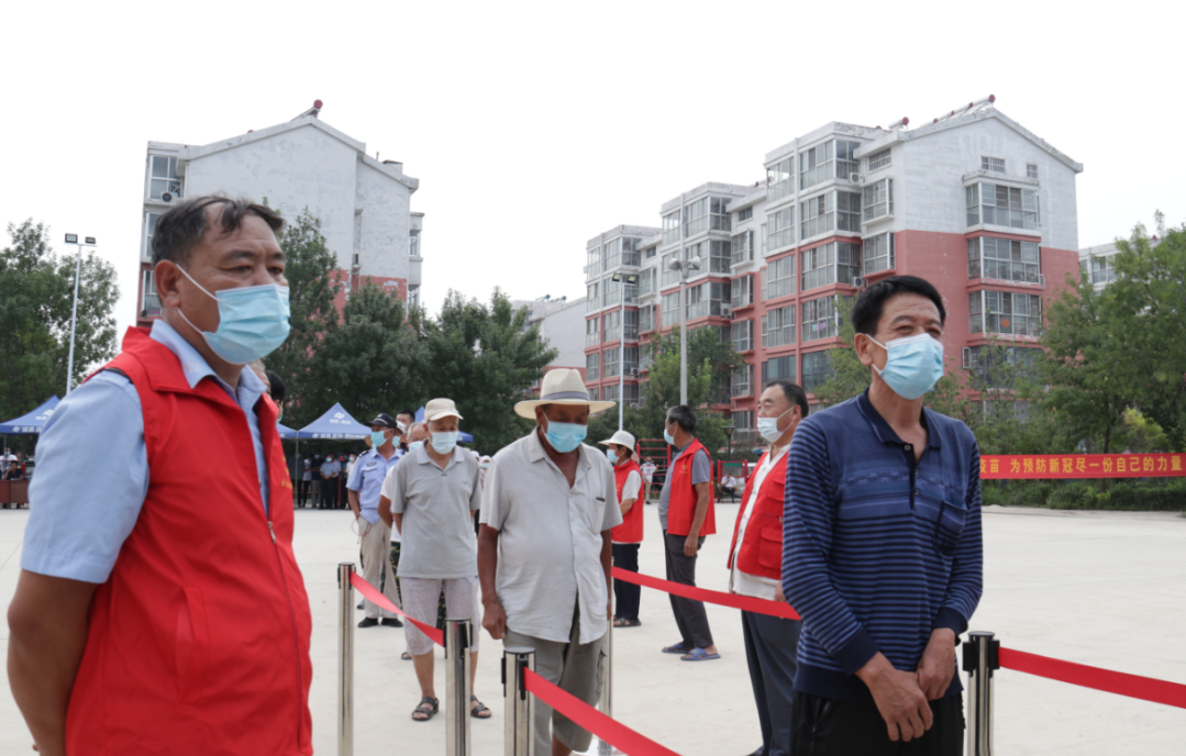 兰山区李官镇举行全员核酸检测应急演练