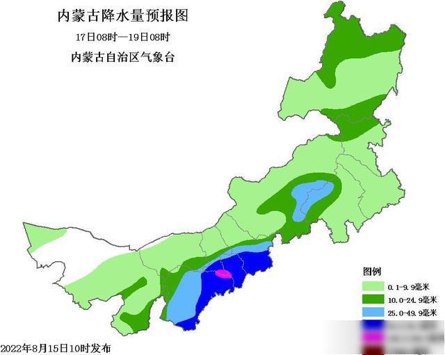 内蒙古阴山以南再迎强降水需加强防范