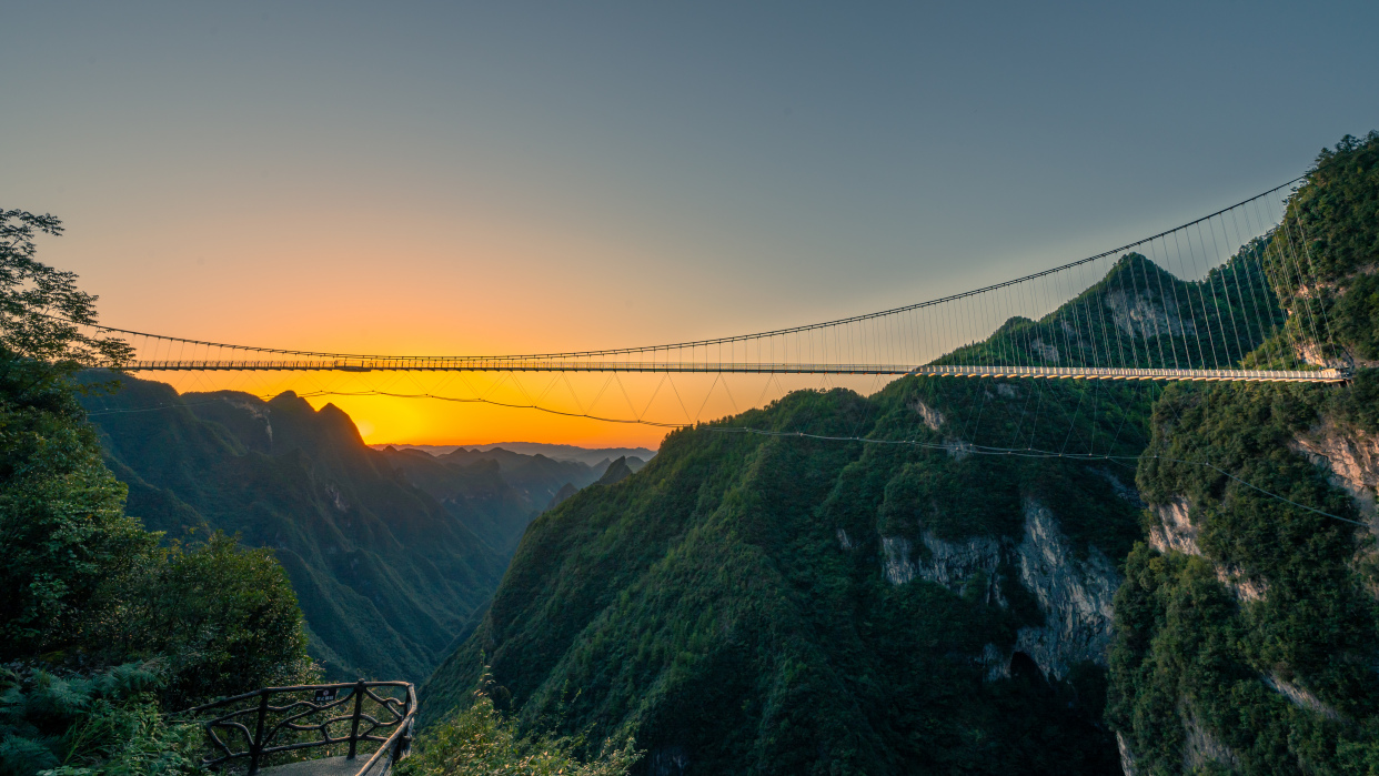 玻璃桥旅游景点在哪里图片