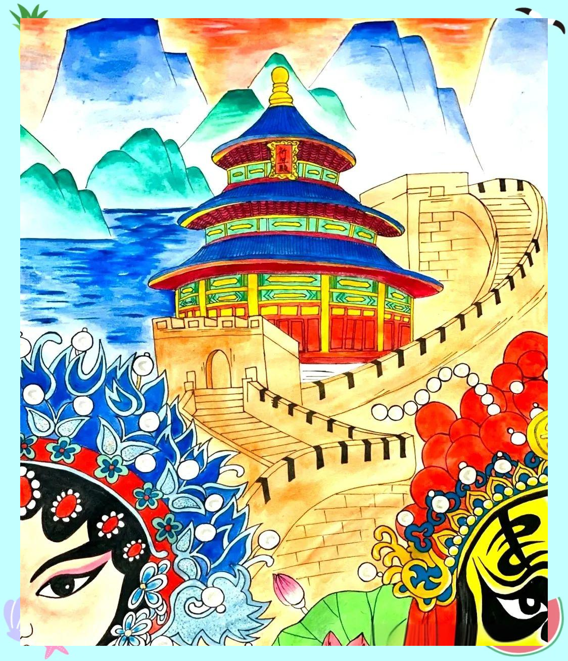 中华优秀传统文化主题绘画欣赏,值得收藏!