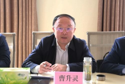 曹升灵到我县调研工业经济运行情况