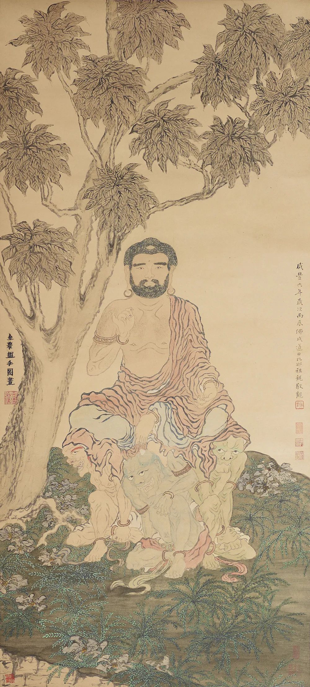 清 金农 《罗汉图》