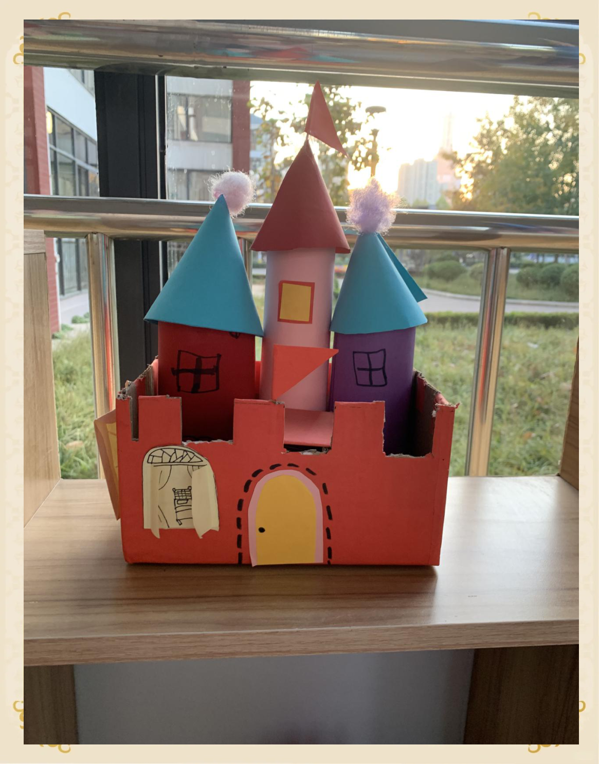 用立体图形造城堡,孩子们在玩中学数学