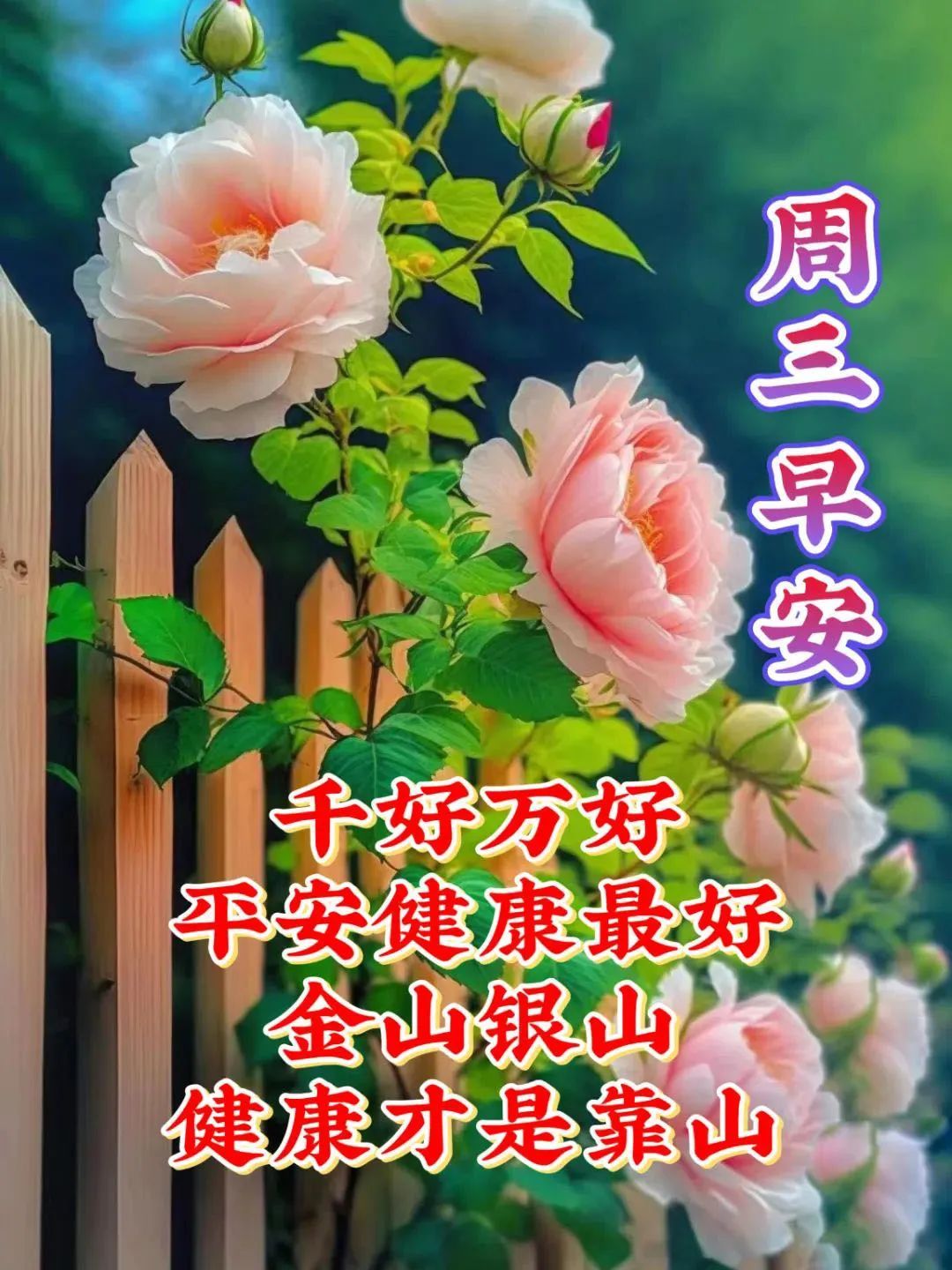 4月19日周三早上好温馨暖心祝福语图问候语