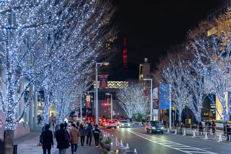 六本木夜景图片