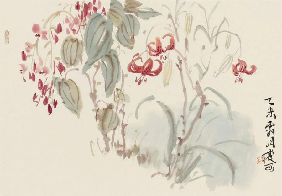 姚震西花鸟画欣赏