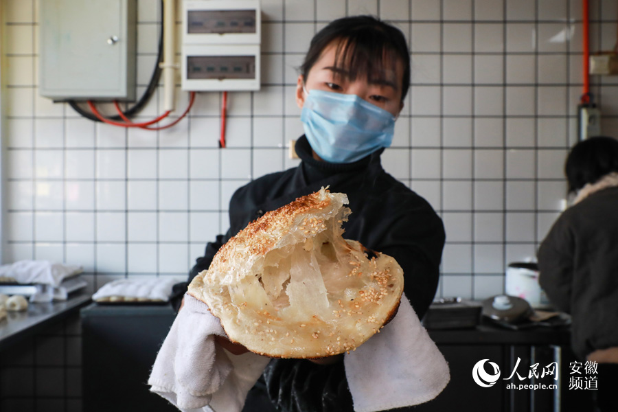 油酥烧饼的制作过程图片