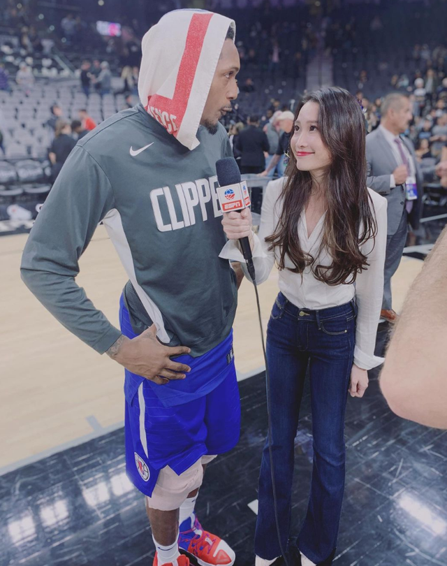 nba美女记者孟超