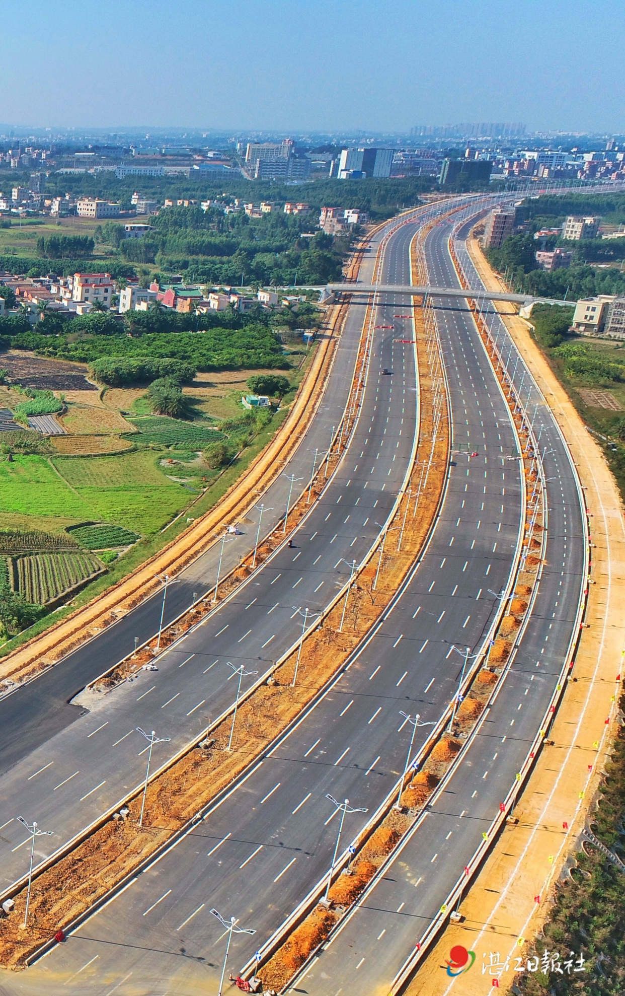 湛江大道霞山新湖大道至瑞云南路路段有望春节前开通