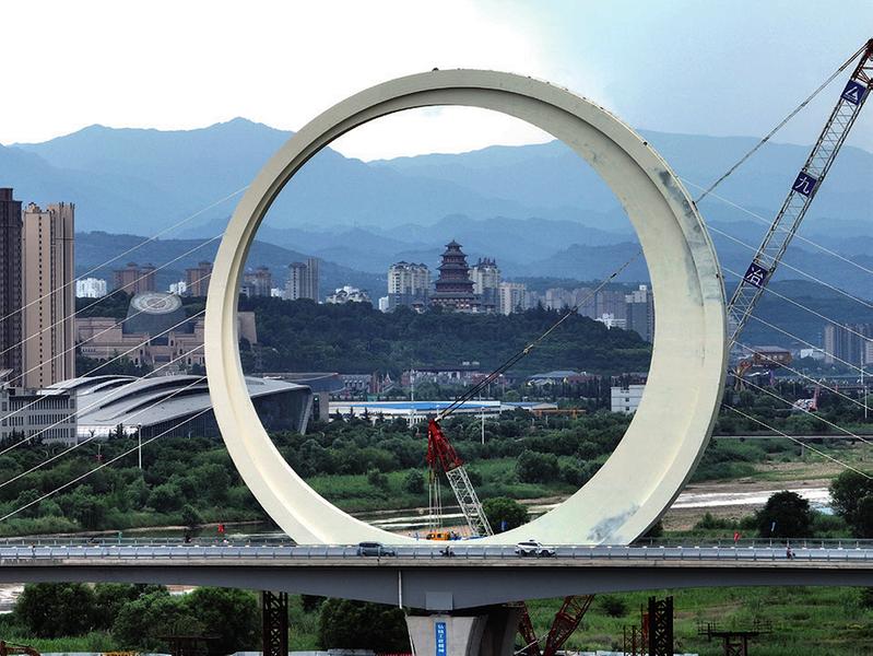 渭河团结大桥建成通车