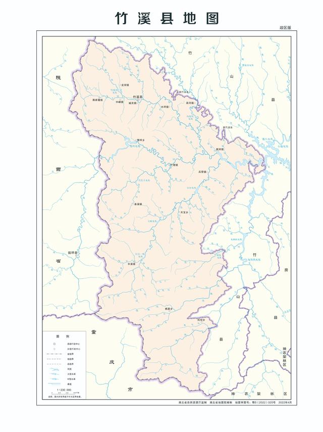 竹溪地图全图高清版图片