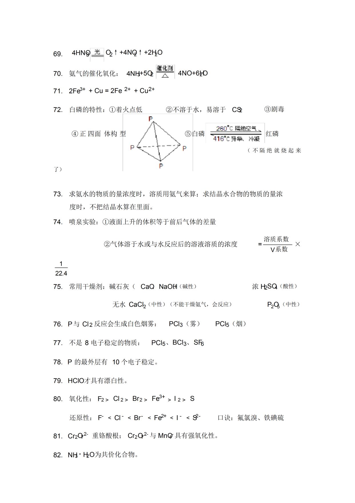 355条高中化学易错知识点,看看你掌握了多少?高考复习必备资料