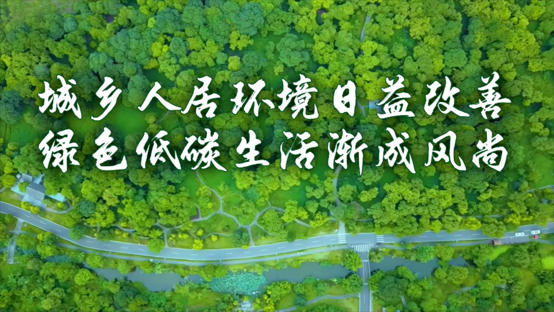 数说新时代|城乡人居环境日益改善 绿色低碳生活渐成风尚