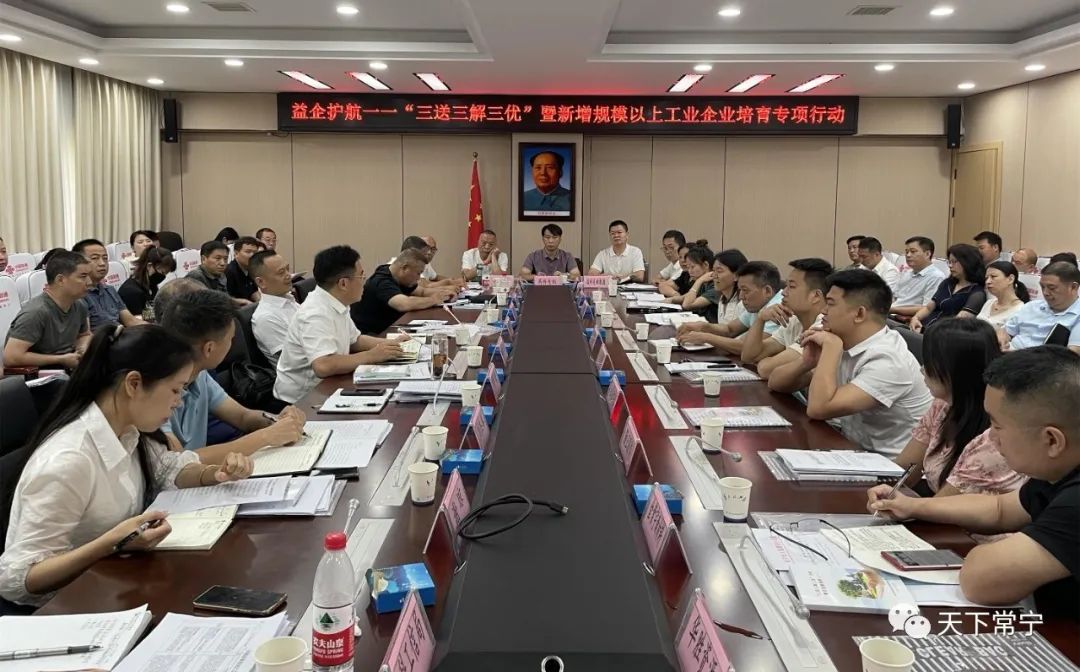 罗卫华:深入开展"益企护航——三送三解三优暨新增规上工业企业培育