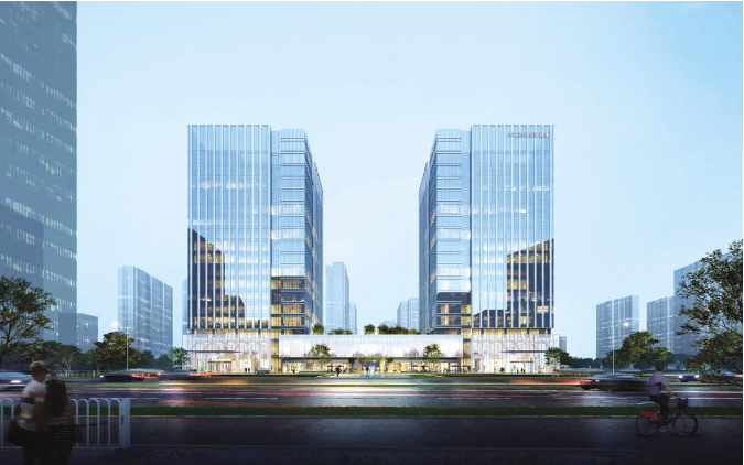 烟台市芝罘区幸福新城总部基地项目计划8月完成主体结构封顶