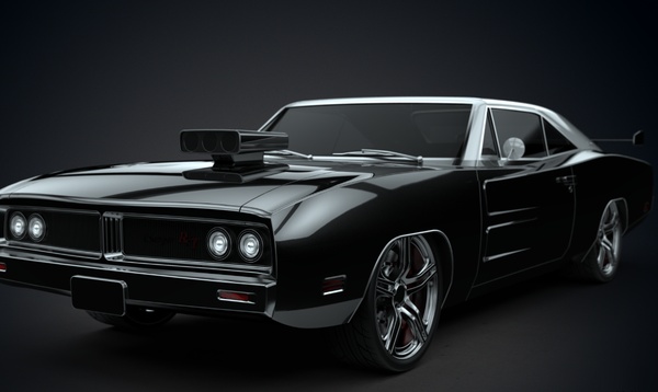 道奇charger 肌肉车爱好车唐老大的爱车