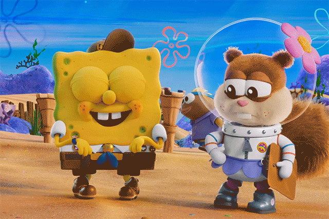 海绵宝宝收获了朋友的"爱",美好回忆是值得我们收藏的宝贝