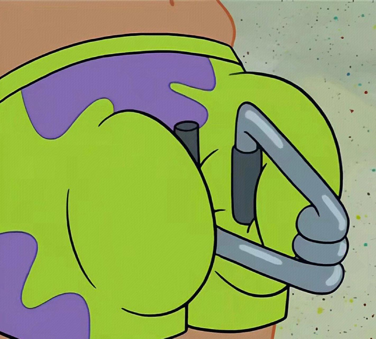 派大星努力练臀后的效果,有被可爱到吗?