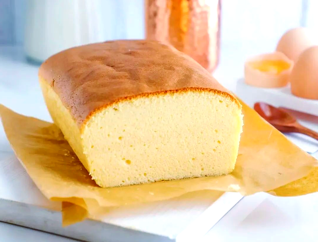 烘焙新手必试:古早蛋糕细腻柔软,百香果味超治愈!