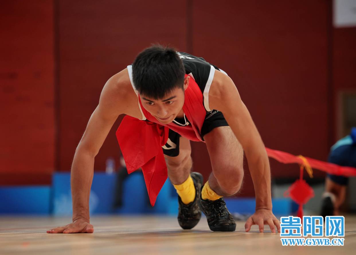 现场直击!贵州省第十届少数民族传统体育运动会押加比赛开赛