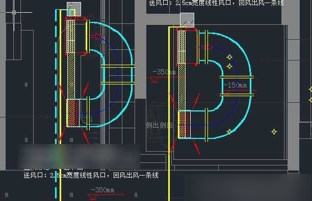 侧出风侧回风安装图片图片