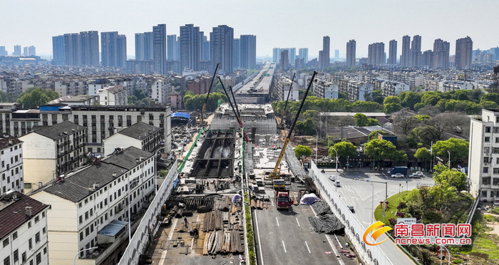 南昌南外環繞城高速項目建設加速衝刺 確保6月30日順利通車