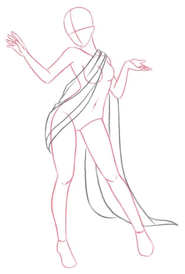 「动漫手绘」不同材质服饰褶皱参考,男士西装,女士衬衫褶皱参考