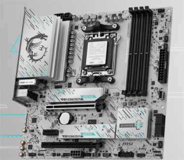 1199元 微星推出B850M GAMING PLUS WIFI主板：纯白PCB设计