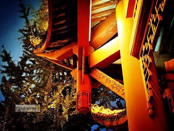 光影自贡|冬日雨夜的妙观寺