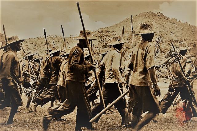 广州周边百姓武装起来抗击日本侵略者