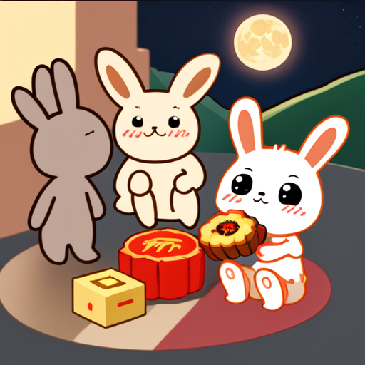 第九只兔子祝大家中秋快乐