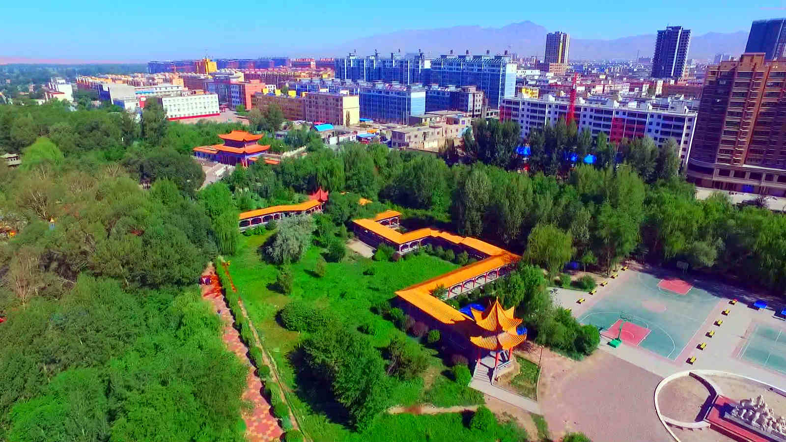 宜居城市民心美——山丹县城市建设综述