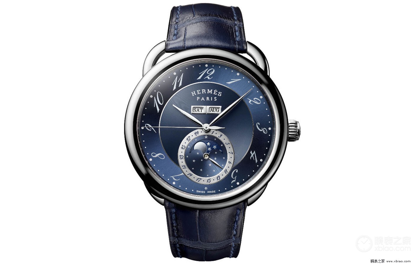 爱马仕推出全新arceau grande lune月相腕表