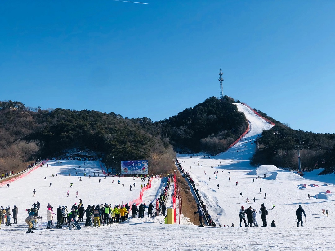 北京密云滑雪场图片