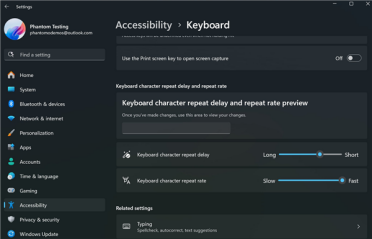 微软加速淘汰控制面板：键盘选项进Windows 11设置
