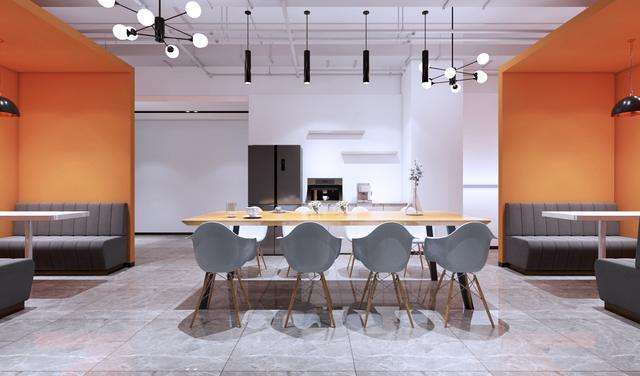 涵石科技公司办公室装修效果图