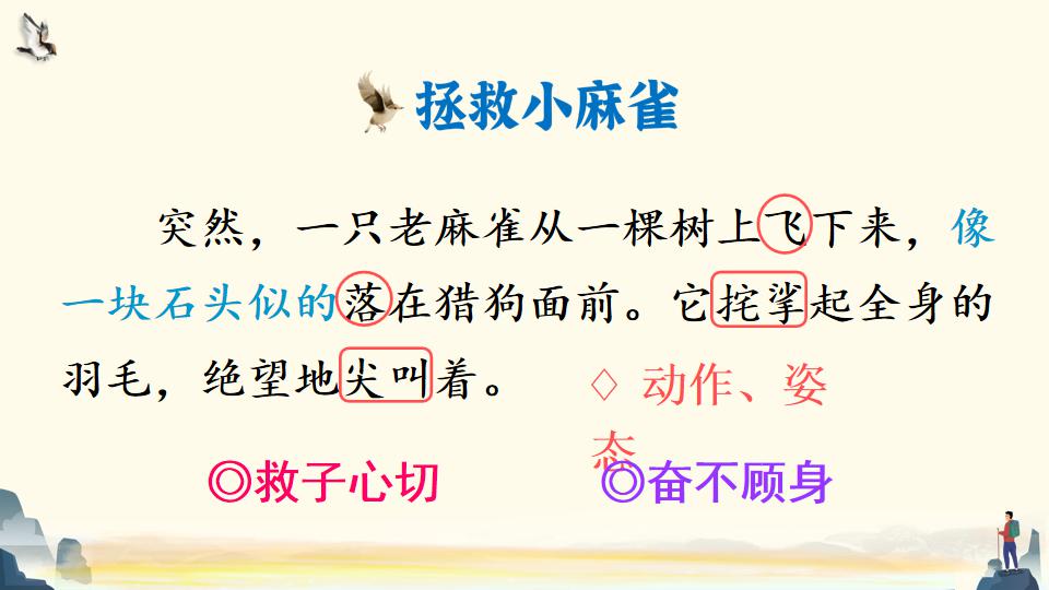 部編語文四年級上冊課文16《麻雀》精品課件教案