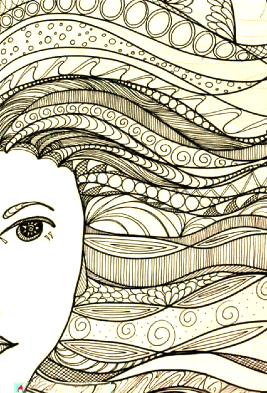 多款黑白线描人物装饰画,展现简单线条的独特魅力!