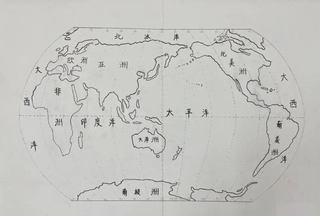 手绘世界地图,展现多元风采
