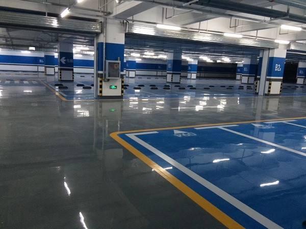 这些停车场地坪漆装修效果图,美不胜收