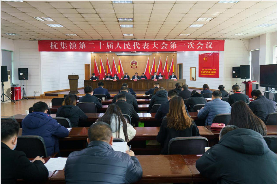 杭集镇召开第二十届人民代表大会第一次会议