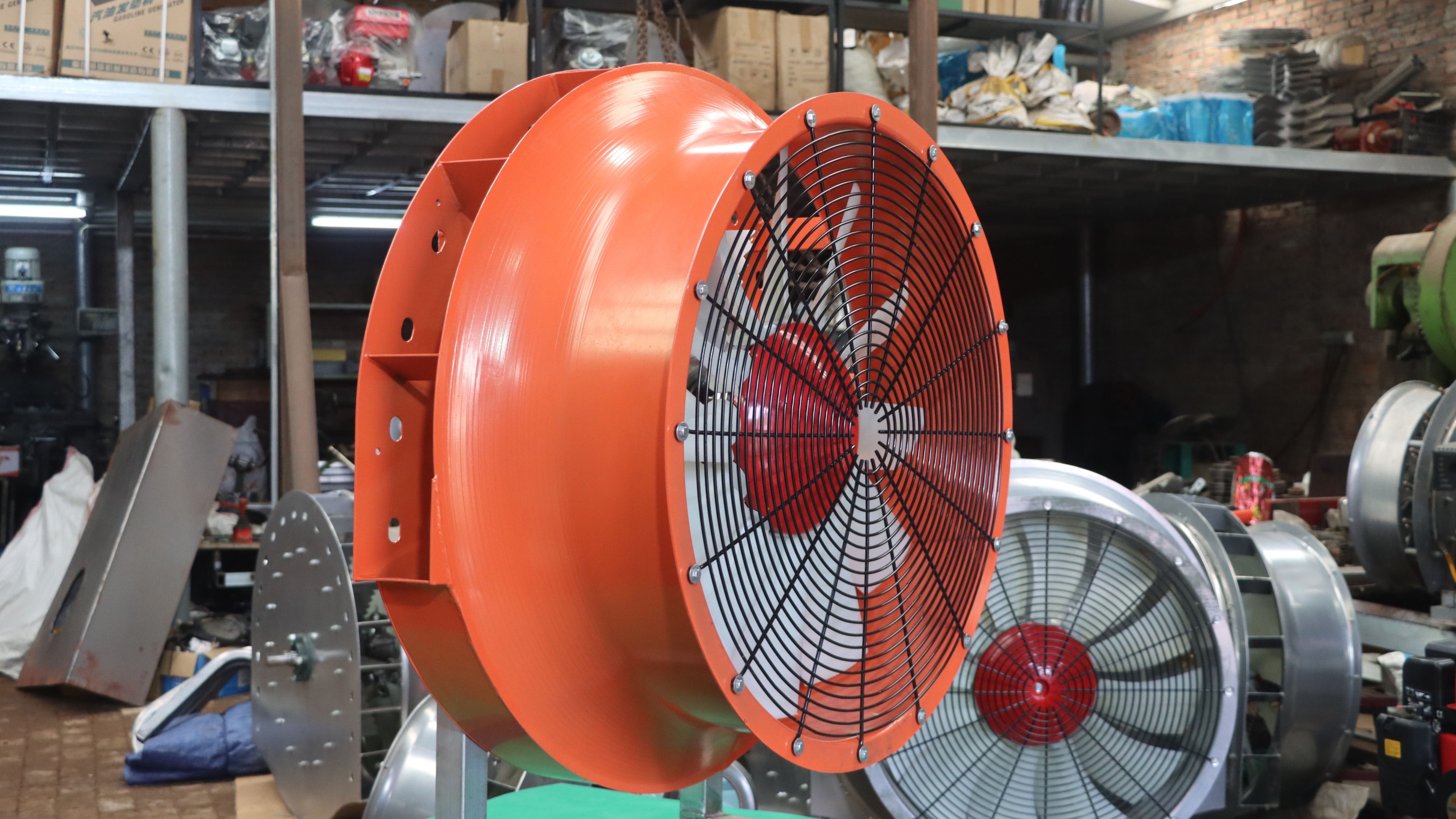 新疆果农更喜欢的果园风送喷药机打药机的风机总成