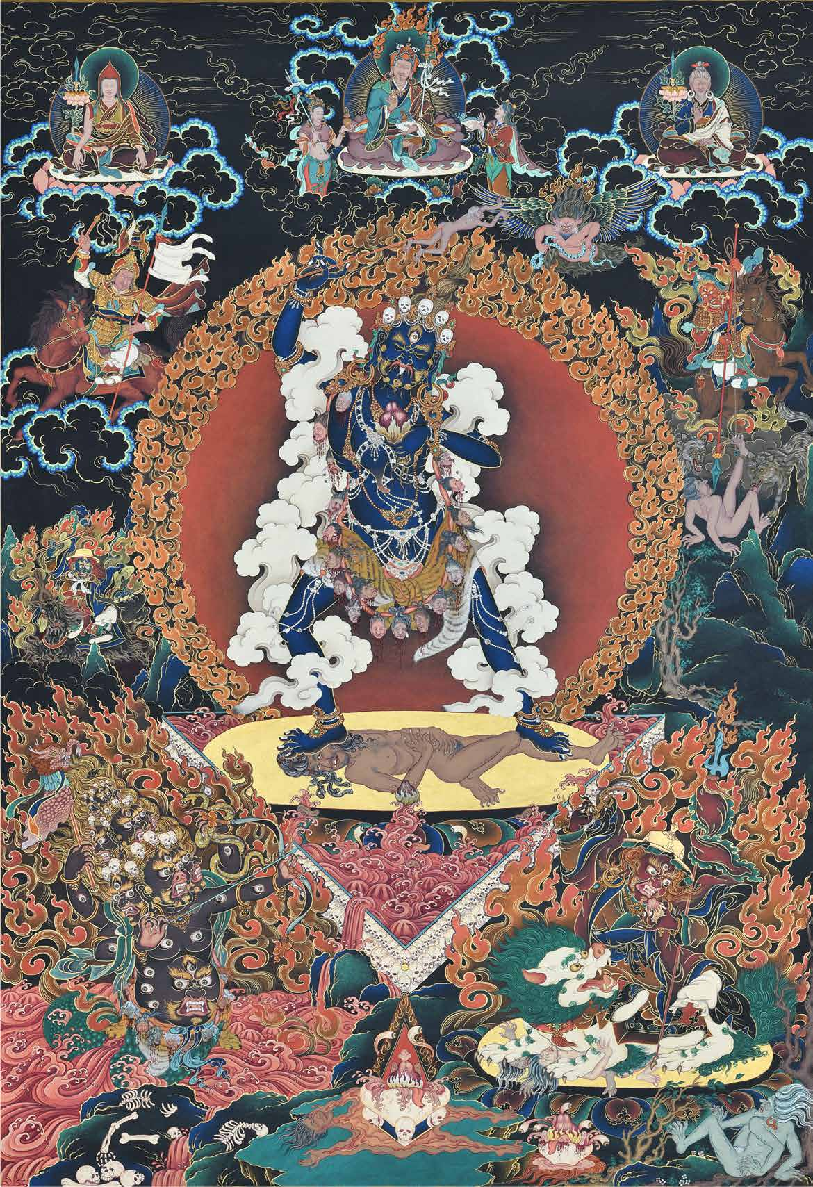 勉唐画派唐卡欣赏