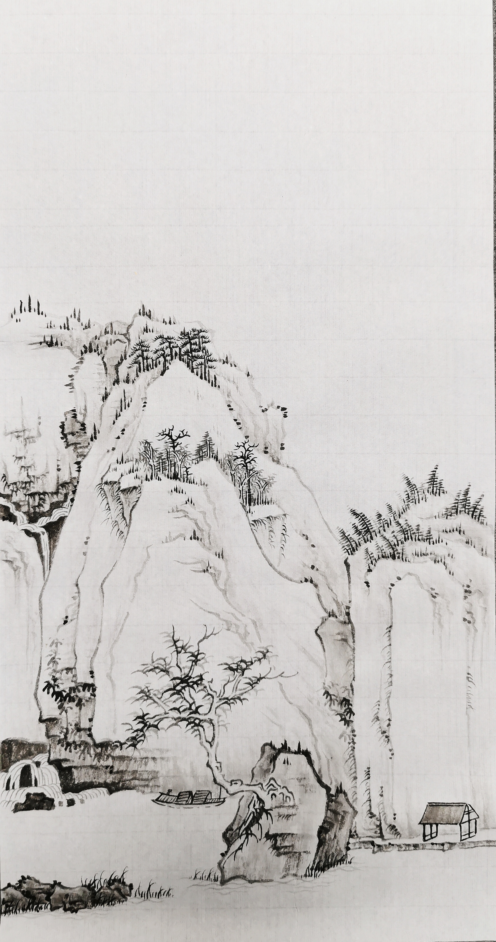 121课学习资料:步骤图,完成图,线描稿,尺寸介绍