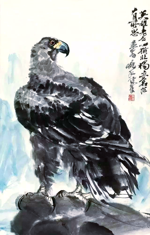 多位大师笔下的鹰形象:雄姿英发,各具特色!